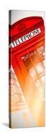 Red Phone Booth in London with the Big Ben - City of London - UK - Photography Door Poster-Philippe Hugonnard-Stretched Canvas