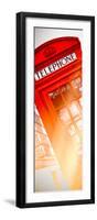 Red Phone Booth in London with the Big Ben - City of London - UK - Photography Door Poster-Philippe Hugonnard-Framed Photographic Print