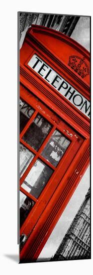 Red Phone Booth in London with the Big Ben - City of London - UK - Photography Door Poster-Philippe Hugonnard-Mounted Photographic Print