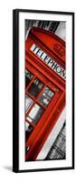 Red Phone Booth in London with the Big Ben - City of London - UK - Photography Door Poster-Philippe Hugonnard-Framed Photographic Print