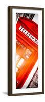 Red Phone Booth in London with the Big Ben - City of London - UK - Photography Door Poster-Philippe Hugonnard-Framed Photographic Print