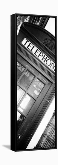 Red Phone Booth in London with the Big Ben - City of London - UK - Photography Door Poster-Philippe Hugonnard-Framed Stretched Canvas