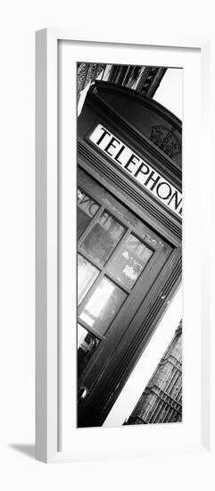 Red Phone Booth in London with the Big Ben - City of London - UK - Photography Door Poster-Philippe Hugonnard-Framed Photographic Print