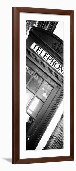 Red Phone Booth in London with the Big Ben - City of London - UK - Photography Door Poster-Philippe Hugonnard-Framed Photographic Print