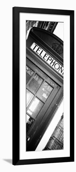 Red Phone Booth in London with the Big Ben - City of London - UK - Photography Door Poster-Philippe Hugonnard-Framed Photographic Print