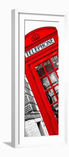 Red Phone Booth in London with the Big Ben - City of London - UK - Photography Door Poster-Philippe Hugonnard-Framed Photographic Print