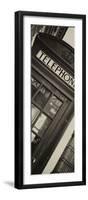 Red Phone Booth in London with the Big Ben - City of London - UK - Photography Door Poster-Philippe Hugonnard-Framed Photographic Print