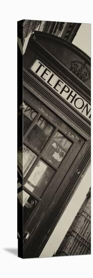 Red Phone Booth in London with the Big Ben - City of London - UK - Photography Door Poster-Philippe Hugonnard-Stretched Canvas