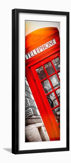 Red Phone Booth in London with the Big Ben - City of London - UK - Photography Door Poster-Philippe Hugonnard-Framed Photographic Print