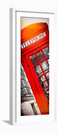 Red Phone Booth in London with the Big Ben - City of London - UK - Photography Door Poster-Philippe Hugonnard-Framed Photographic Print