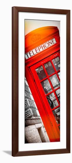 Red Phone Booth in London with the Big Ben - City of London - UK - Photography Door Poster-Philippe Hugonnard-Framed Photographic Print