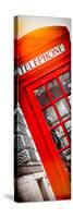 Red Phone Booth in London with the Big Ben - City of London - UK - Photography Door Poster-Philippe Hugonnard-Stretched Canvas