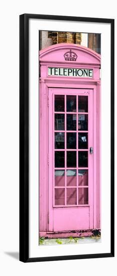 Red Phone Booth painted Pink in London - City of London - UK - England - Photography Door Poster-Philippe Hugonnard-Framed Photographic Print