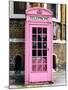 Red Phone Booth painted Pink in London - City of London - UK - England - United Kingdom - Europe-Philippe Hugonnard-Mounted Photographic Print
