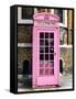 Red Phone Booth painted Pink in London - City of London - UK - England - United Kingdom - Europe-Philippe Hugonnard-Framed Stretched Canvas
