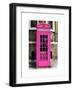 Red Phone Booth painted Pink in London - City of London - UK - England - United Kingdom - Europe-Philippe Hugonnard-Framed Art Print