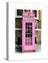 Red Phone Booth painted Pink in London - City of London - UK - England - United Kingdom - Europe-Philippe Hugonnard-Stretched Canvas