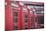 Red phone boxes, London, England, UK-Jon Arnold-Mounted Photographic Print