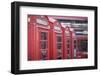 Red phone boxes, London, England, UK-Jon Arnold-Framed Photographic Print