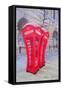 Red Phone-Antonia Myatt-Framed Stretched Canvas