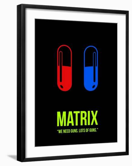 Red Pill or Blue Pill-David Brodsky-Framed Art Print