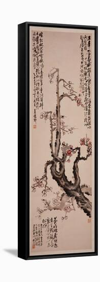 Red Plum Blossoms, 1905-Wu Changshuo-Framed Stretched Canvas