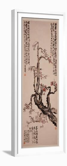 Red Plum Blossoms, 1905-Wu Changshuo-Framed Premium Giclee Print