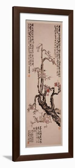 Red Plum Blossoms, 1905-Wu Changshuo-Framed Giclee Print