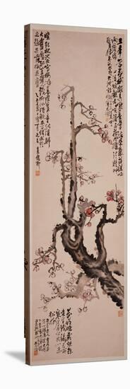Red Plum Blossoms, 1905-Wu Changshuo-Stretched Canvas