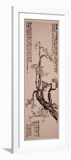 Red Plum Blossoms, 1905-Wu Changshuo-Framed Giclee Print