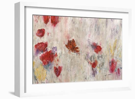 Red Pop Floral-Jodi Maas-Framed Giclee Print