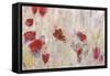 Red Pop Floral-Jodi Maas-Framed Stretched Canvas