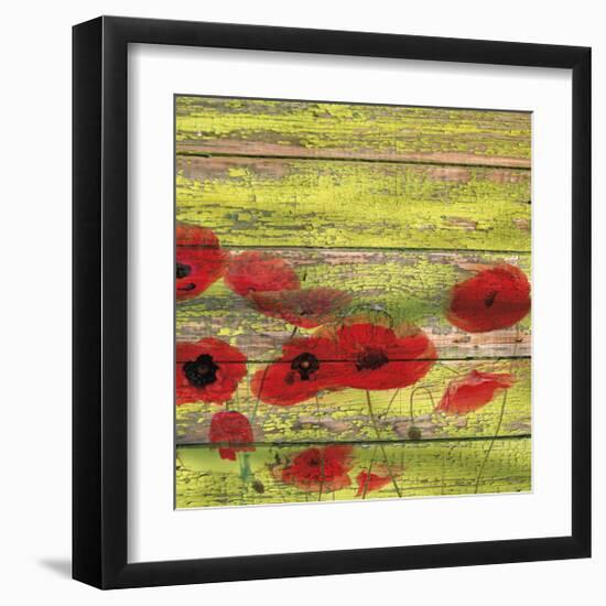 Red Poppies 1-Irena Orlov-Framed Giclee Print