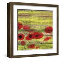 Red Poppies 1-Irena Orlov-Framed Giclee Print