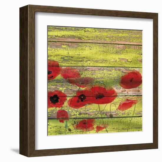 Red Poppies 1-Irena Orlov-Framed Giclee Print