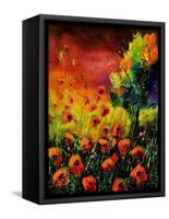 Red Poppies 451130-Pol Ledent-Framed Stretched Canvas