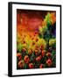 Red Poppies 451130-Pol Ledent-Framed Art Print