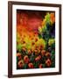 Red Poppies 451130-Pol Ledent-Framed Art Print