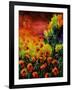 Red Poppies 451130-Pol Ledent-Framed Art Print