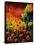 Red Poppies 451130-Pol Ledent-Framed Stretched Canvas