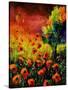 Red Poppies 451130-Pol Ledent-Stretched Canvas