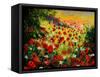 Red Poppies 5607-Pol Ledent-Framed Stretched Canvas