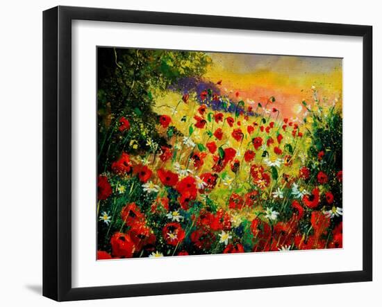 Red Poppies 5607-Pol Ledent-Framed Art Print