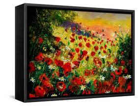 Red Poppies 5607-Pol Ledent-Framed Stretched Canvas