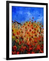 Red Poppies 562111-Pol Ledent-Framed Art Print