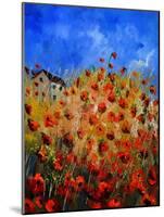 Red Poppies 562111-Pol Ledent-Mounted Art Print