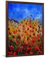 Red Poppies 562111-Pol Ledent-Framed Art Print