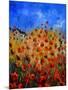 Red Poppies 562111-Pol Ledent-Mounted Art Print