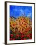 Red Poppies 562111-Pol Ledent-Framed Art Print