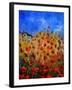 Red Poppies 562111-Pol Ledent-Framed Art Print